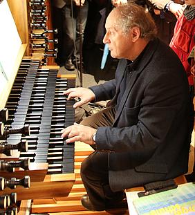 Organist Rudolf Pscherer. pde-Foto: Geraldo Hoffmann